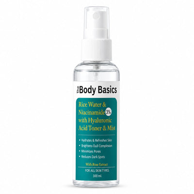 Rice Water + 3% Niacinamide Toner Mist – 100 ml