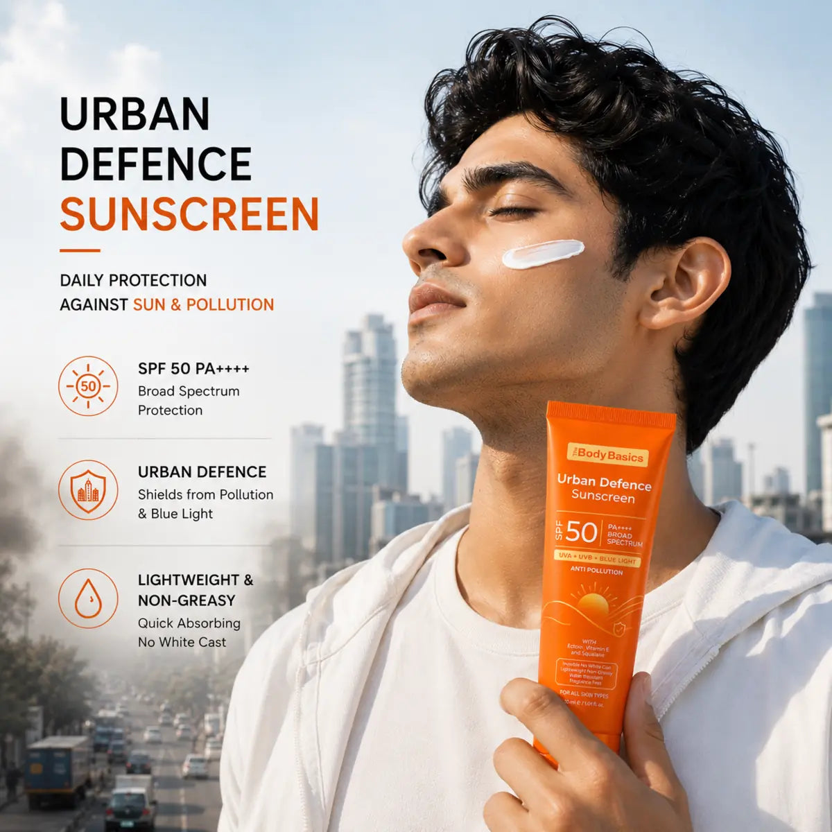 Urban Defence Sunscreen SPF 50 PA++++ with Ectoin – 30 ml
