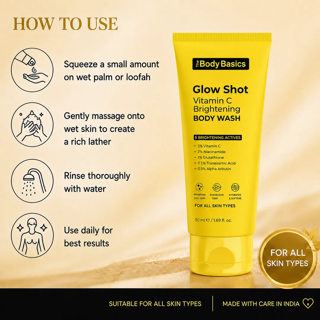 Glow Shot Vitamin C Brightening Body Wash – 50 ml