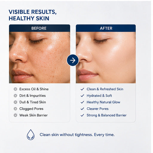 Double Shot Deep Clean + Hydrating Face Cleanser – 50ml