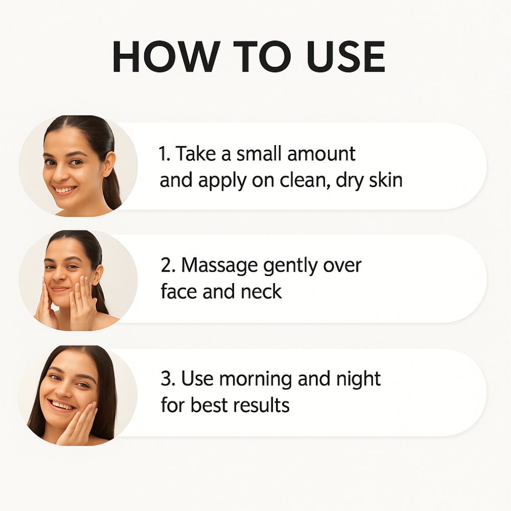 Brightening Mosisturizer with 5% Niacinamide, 1% Kojic Acid & Vitamin C - 100ml