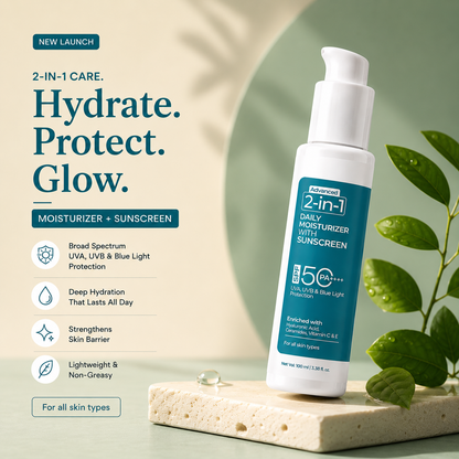 Advanced 2-1 Daily Moisturizer with Sunscreen SPF 50 PA++++ Bundle