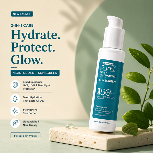 Advanced 2-1 Daily Moisturizer with Sunscreen SPF 50 PA++++