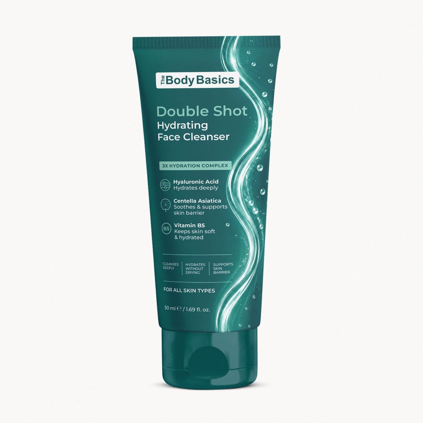Double Shot Deep Clean + Hydrating Face Cleanser – 50ml