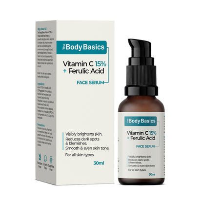Vitamin C 15% with Ferulic Acid Face Serum For Daily Brightness - 30 ml