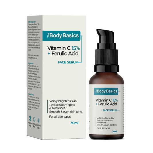 Vitamin C 15% with Ferulic Acid Face Serum For Daily Brightness - 30 ml