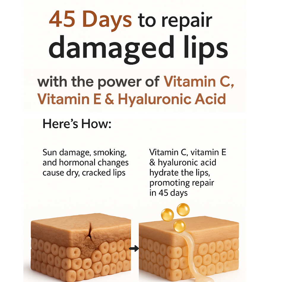 SPF 30 PA++ Brightening Lip Balm with Vitamin C & Hyaluronic Acid 5g | The Body Basics SPF 30 PA++ Brightening Lip Balm with Vitamin C & Hyaluronic Acid 5g | The Body Basics