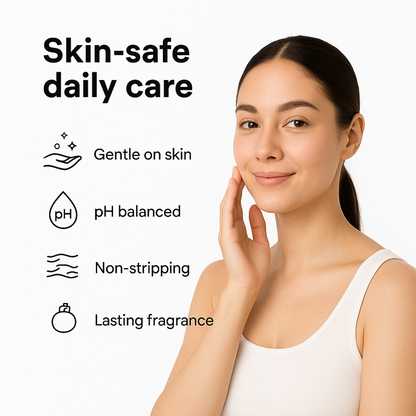 1% Salicylic Acid + 1% Vitamin C Daily Body Wash 200ml – Clear & Bright Skin