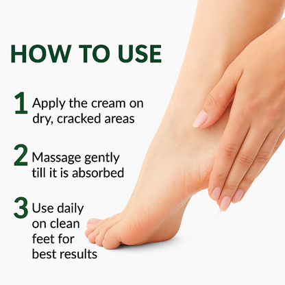 Advanced Foot Cream For Dry, Rough & Cracked Feet - 100g